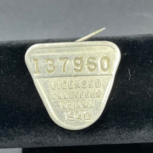 1940 indiana licensed - 1940,